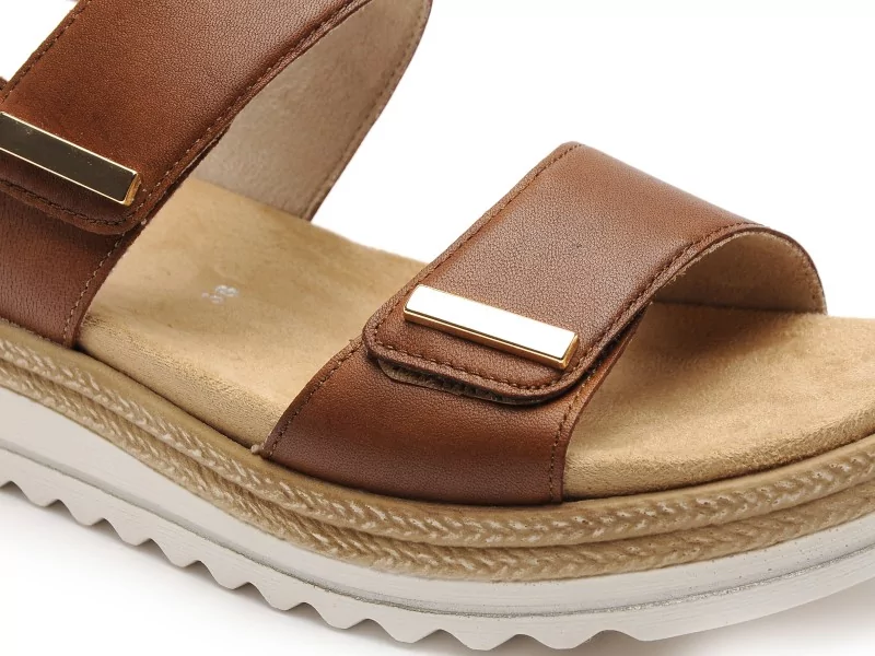 Remonte D0Q59 Marron Sandales Plates Femme