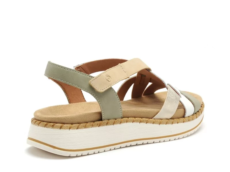 Remonte D3J53 Multicolore Sandales Plates Femme