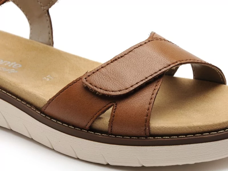 Remonte D2049 Marron Sandales Plates Femme