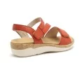 Remonte R6860 Orange Sandales Plates Femme