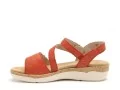 Remonte R6860 Orange Sandales Plates Femme