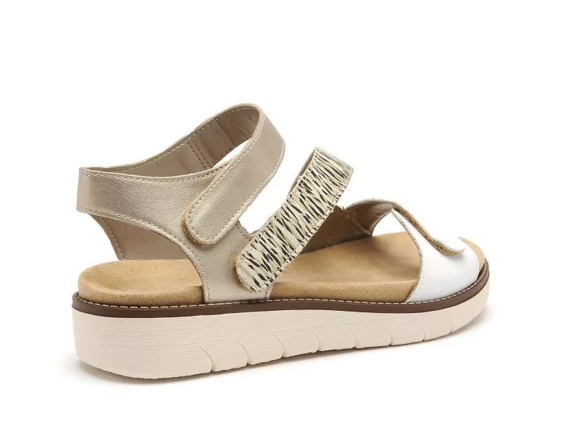 Remonte D2050 Or Sandales Plates Femme