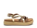 Inuovo A96051 Or Sandales Plates Femme
