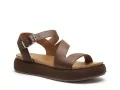Inuovo A96001 Marron Sandales Plates Femme