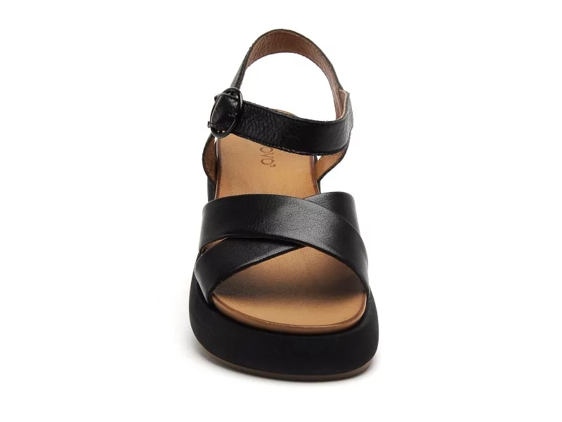 Inuovo A96004 Noir Sandales Plates Femme