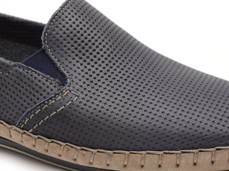 Fluchos 8674 Bleu Mocassins Homme