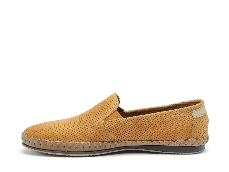 Fluchos 8674 Jaune Mocassins Homme