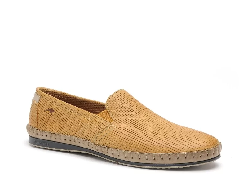 Fluchos 8674 Jaune Mocassins Homme