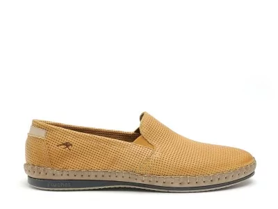 8674 Jaune Mocassins Homme
