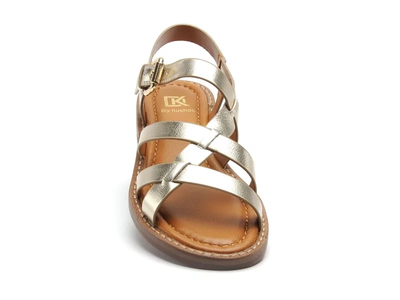 Dorking D9730 Or Sandales Plates Femme