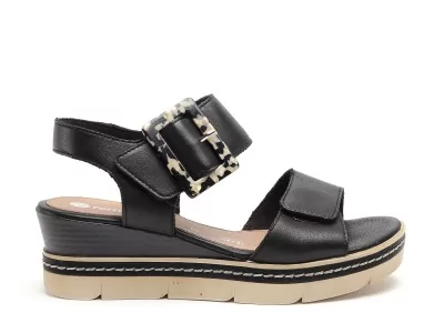 D2L53 Noir Sandales à Talons Femme