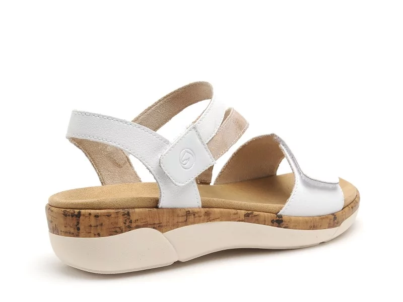 Remonte R6860 Blanc Sandales Plates Femme