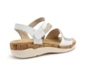 Remonte R6860 Blanc Sandales Plates Femme