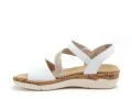 Remonte R6860 Blanc Sandales Plates Femme