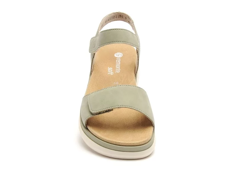 Remonte D2K58 Kaki Sandales Plates Femme