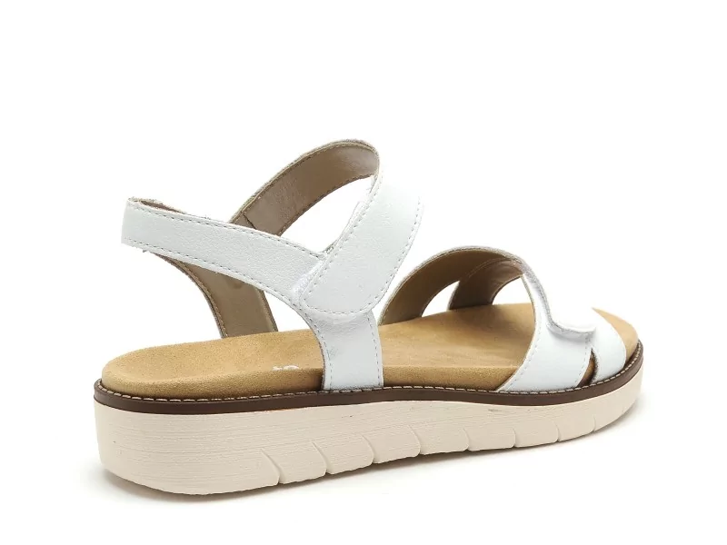 Remonte D2049 Blanc Sandales Plates Femme