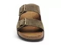 Scholl BORA 2 BUCKLES Kaki Mules Homme