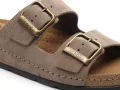 Scholl BORA 2 BUCKLES Beige Mules Homme