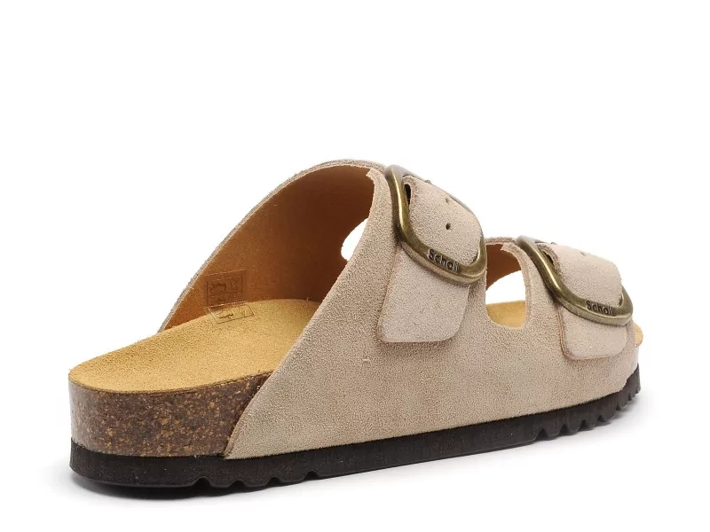 Scholl NOELLE Beige Mules et Sabots Plats Femme