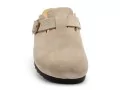 Scholl FAE Beige Mules et Sabots Plats Femme