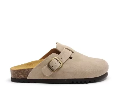FAE Beige Mules et Sabots Plats Femme