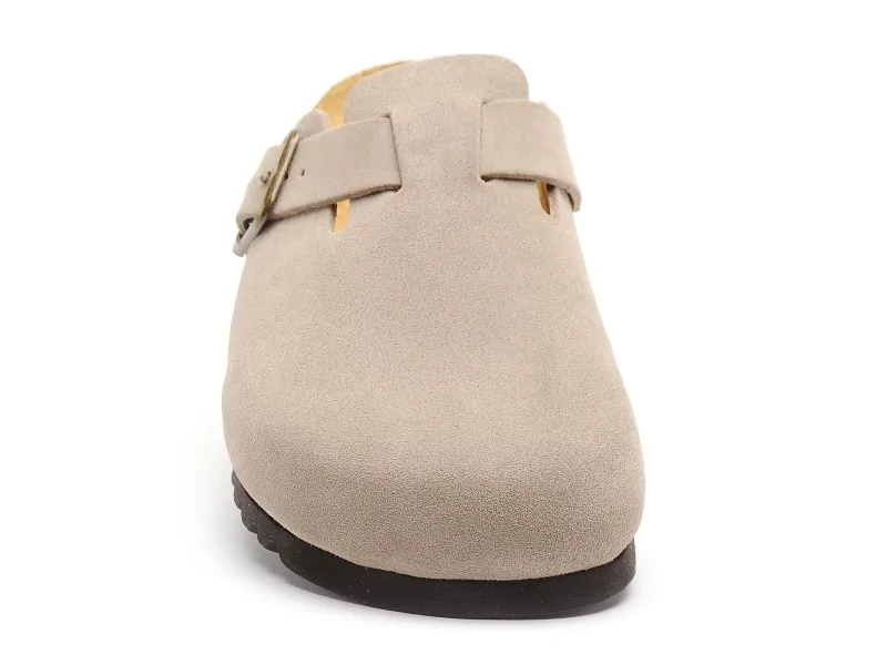 Scholl OLIVIER SUEDE Beige Mules Homme