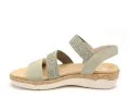 Remonte R6861 Vert Sandales Plates Femme
