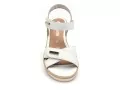 Remonte R6266 Blanc Sandales à Talons Femme