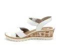 Remonte R6266 Blanc Sandales à Talons Femme
