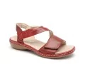 Rieker 65964 Rouge Sandales Plates Femme