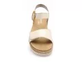 Remonte D0Q52 Beige Sandales Plates Femme
