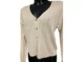 Pieces Gilet Beige SALIMA Pulls et Gilets Femme