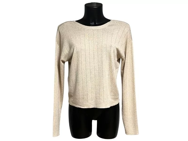 Pieces Gilet Beige SALIMA Pulls et Gilets Femme