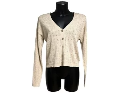 Gilet Beige SALIMA Pulls et Gilets Femme