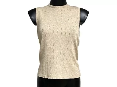 Top Beige SALIMA T-Shirts Femme