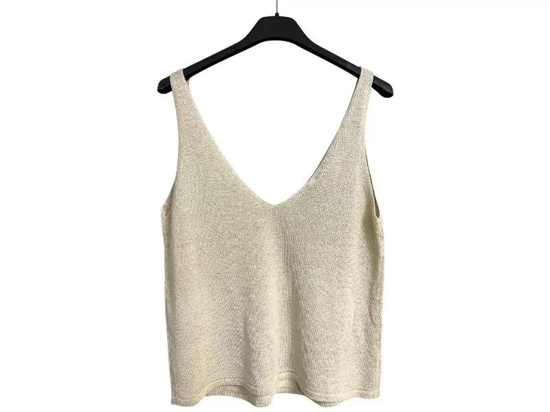 Pieces Débardeur Beige SACKI T-Shirts Femme