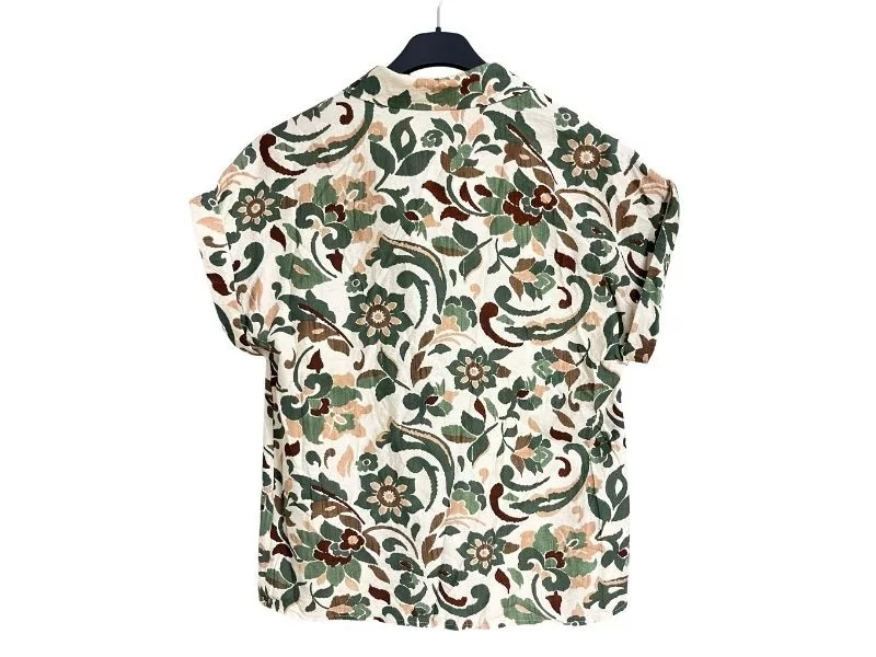 Emma Ella Chemisier Vert N6170 22 Chemisiers et Tuniques Femme