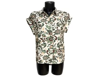 Chemisier Vert N6170 22 Chemisiers et Tuniques Femme