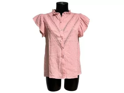 Chemisier Rose N6304 Chemisiers et Tuniques Femme