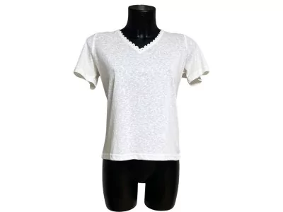T-Shirt Blanc N2448 T-Shirts Femme