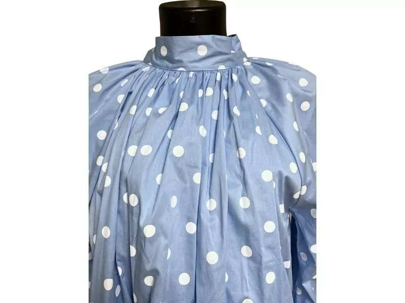 Lumine Chemisier Bleu D7770 Chemisiers et Tuniques Femme