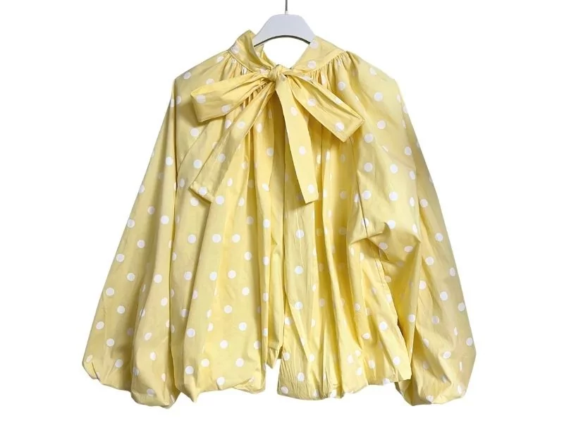 Lumine Chemisier Jaune D7770 Chemisiers et Tuniques Femme