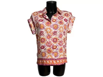 Chemisier Orange N6170 14 Chemisiers et Tuniques Femme