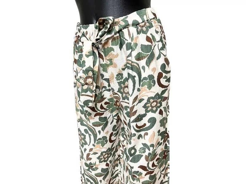 Emma Ella Pantalon Vert N5845 106 Jeans et Pantalons Femme