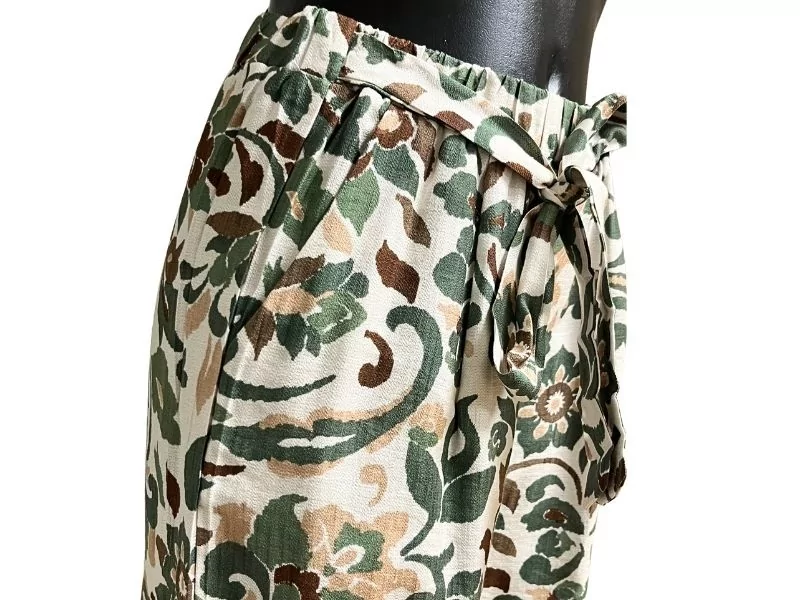 Emma Ella Pantalon Vert N5845 106 Jeans et Pantalons Femme