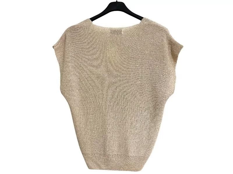 Atelier de Mila Top Beige 2442 T-Shirts Femme