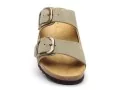 Scholl NOELLE Kaki Mules et Sabots Plats Femme