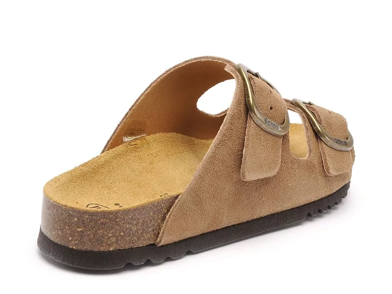 Scholl NOELLE Marron Mules et Sabots Plats Femme