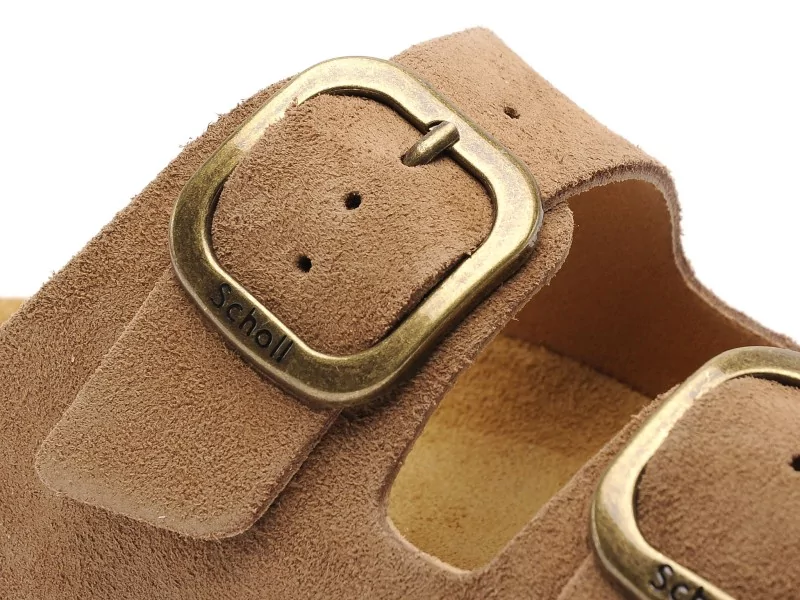 Scholl NOELLE Marron Mules et Sabots Plats Femme