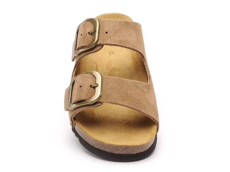 Scholl NOELLE Marron Mules et Sabots Plats Femme